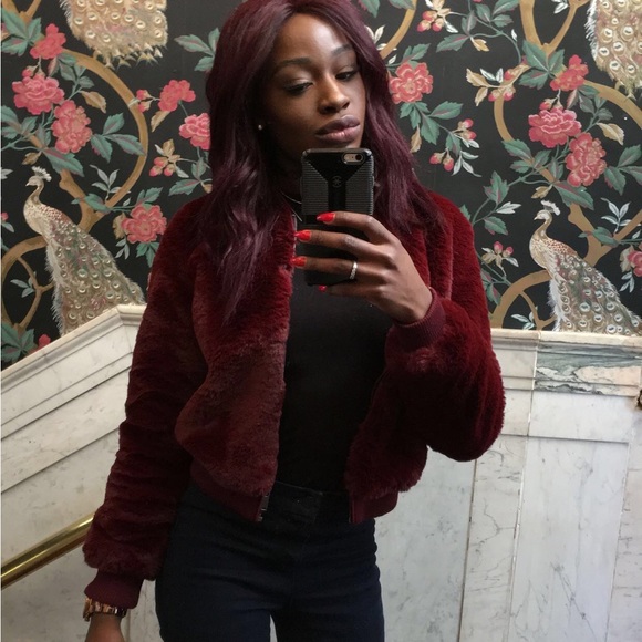 Forever 21 Faux Fur Bomber Jacket - Picture 3 of 12